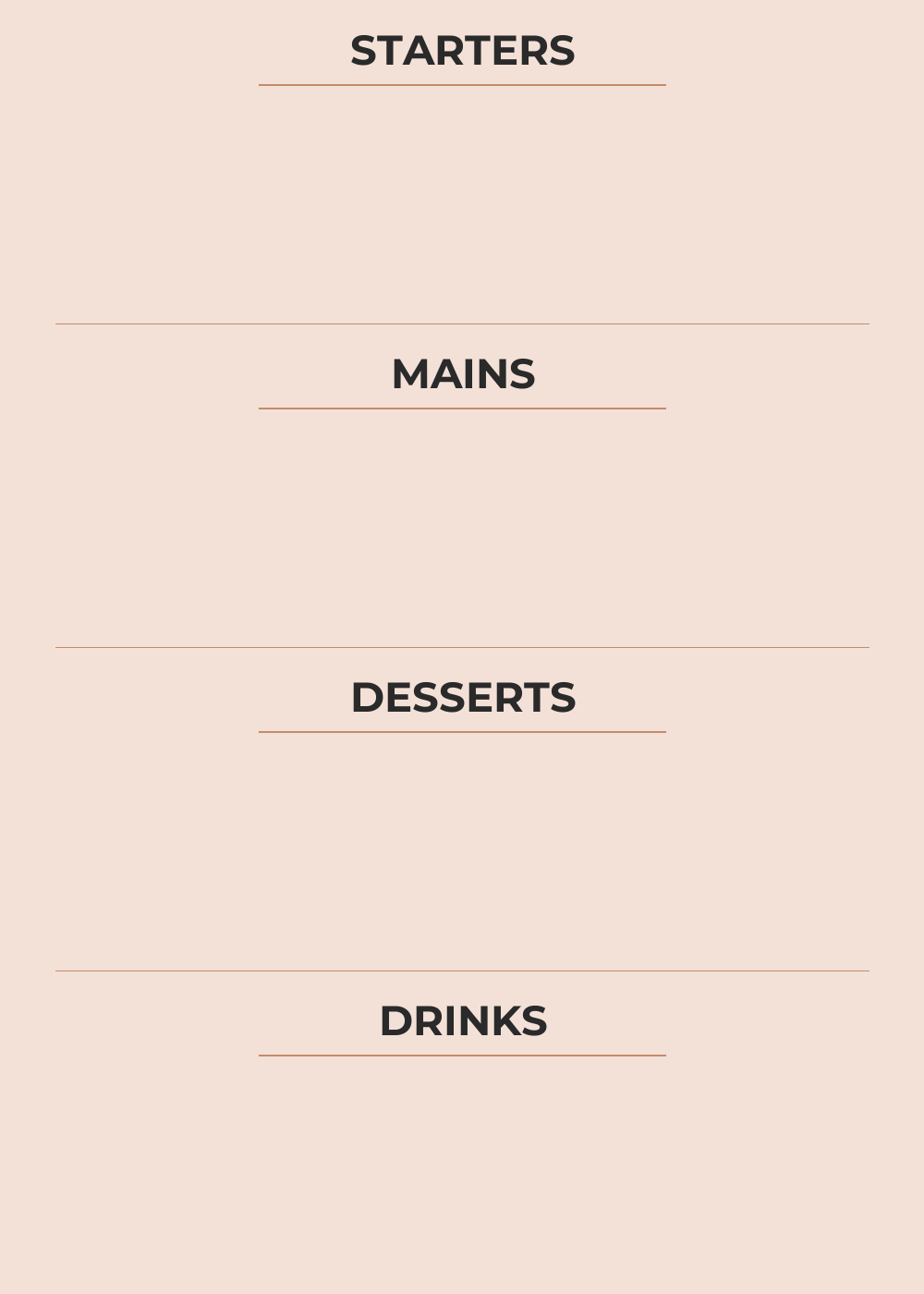 Menu Style #1