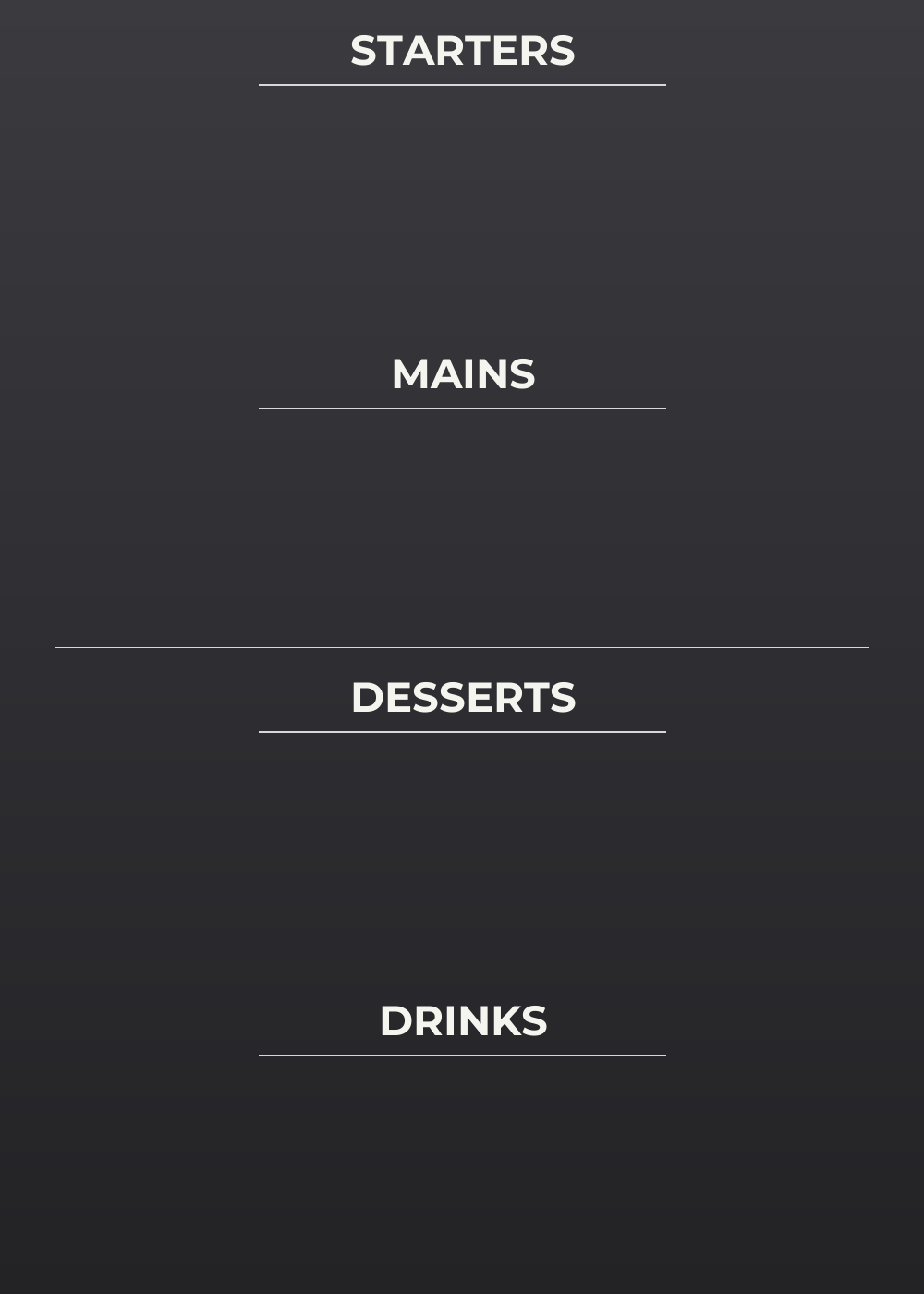 Menu Style #2
