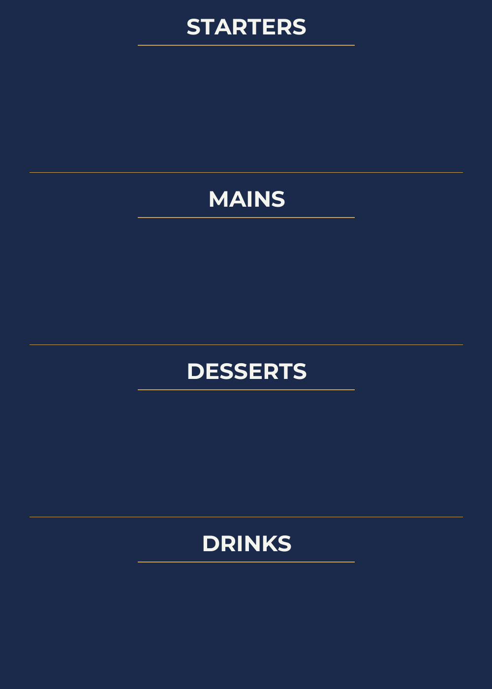 Menu Style #3