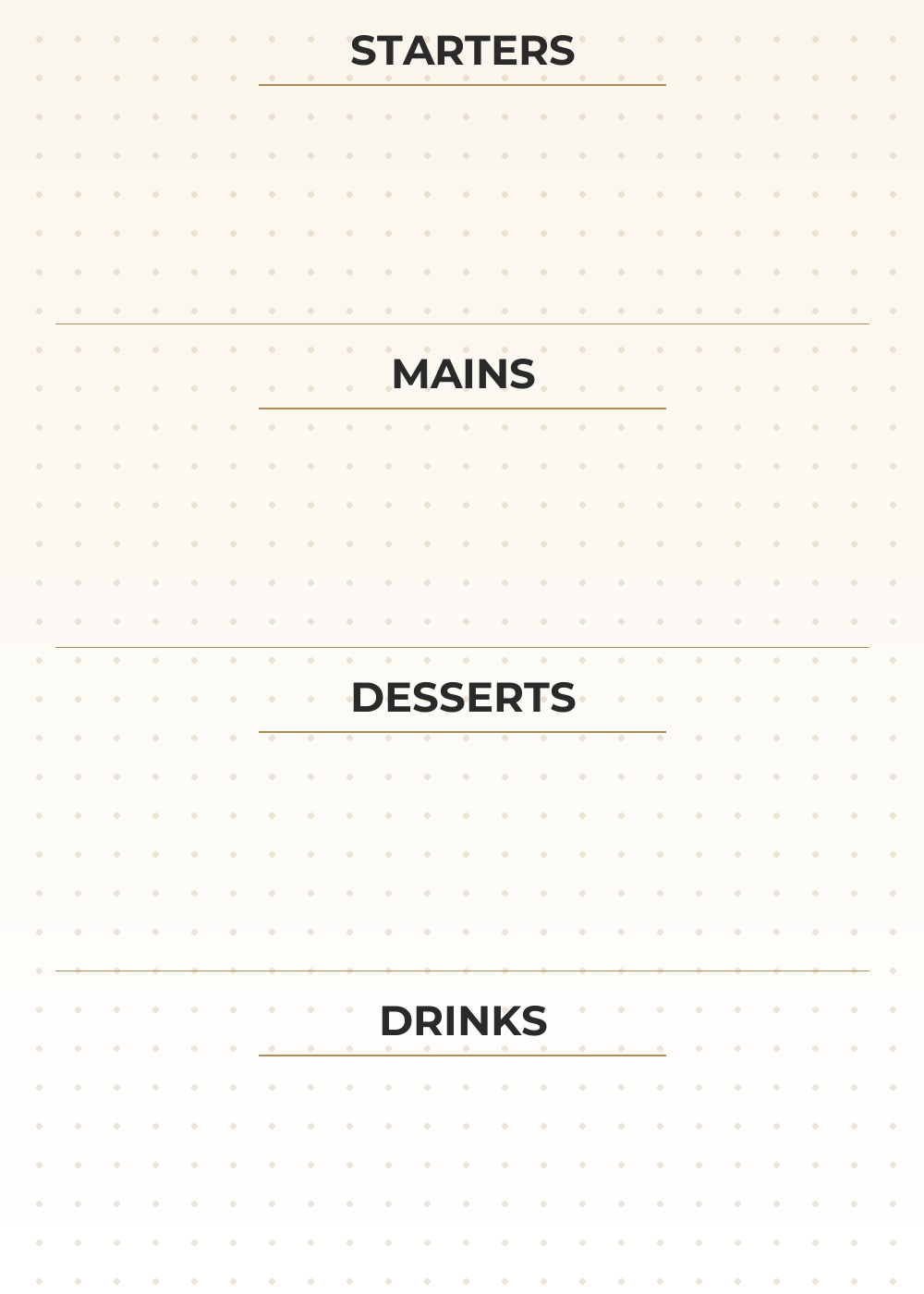 Menu Style #5
